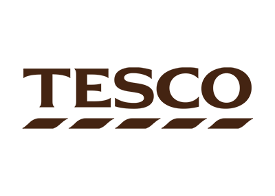 Iced Coffee in Tesco logo