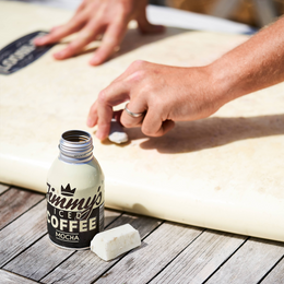 Jimmy's Iced Coffee Mocha Surfboard Shot