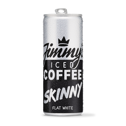 Jimmy's Iced Coffee Skinny Flat White 250ml SlimCan